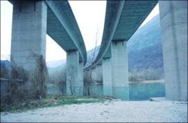 Viadotto Somplago da sotto