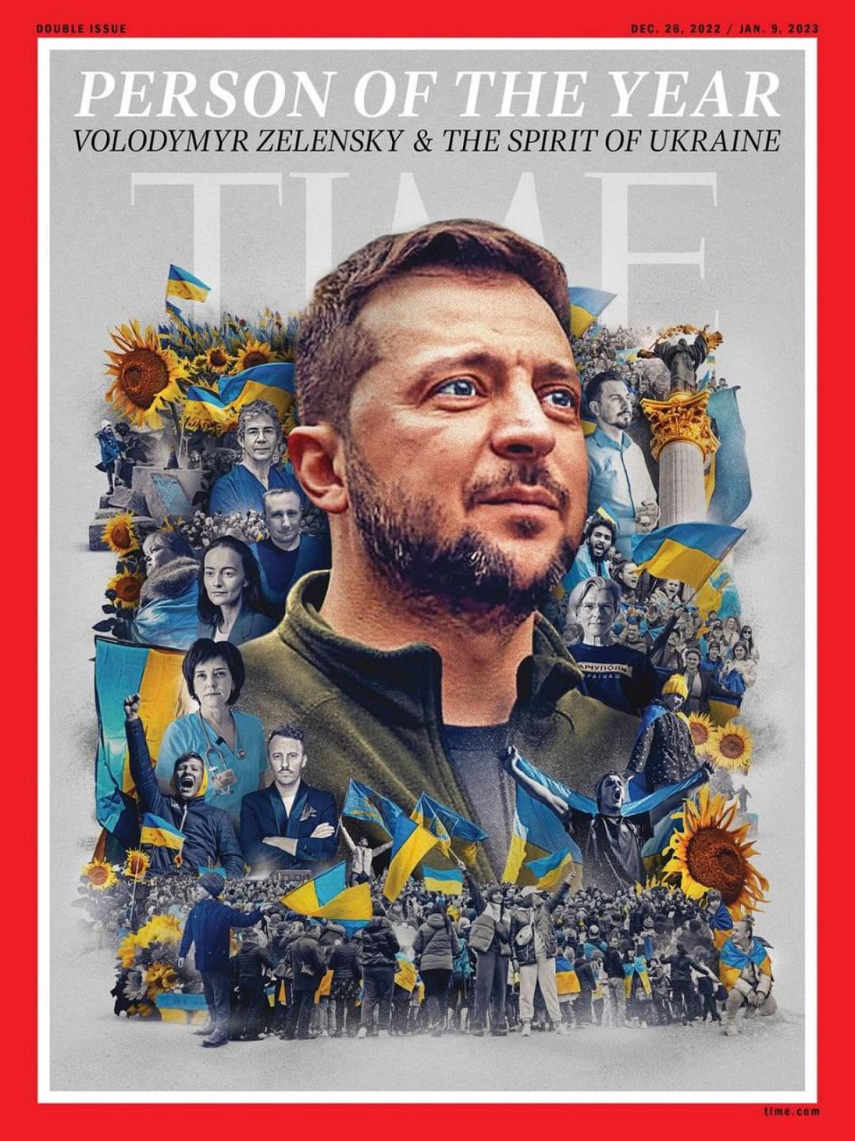 Copertina di Time, zelensky Person of the year