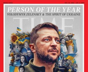 Copertina di Time, zelensky Person of the year