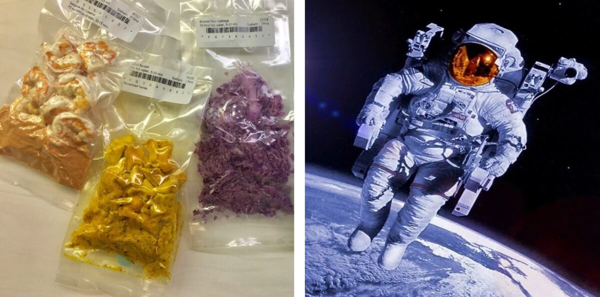 cibo astronauti