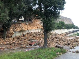 Franato tratto delle mura medievali di Massa Marittima