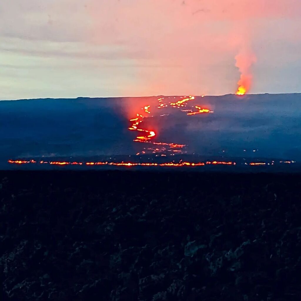 eruzione Mauna Loa hawaii