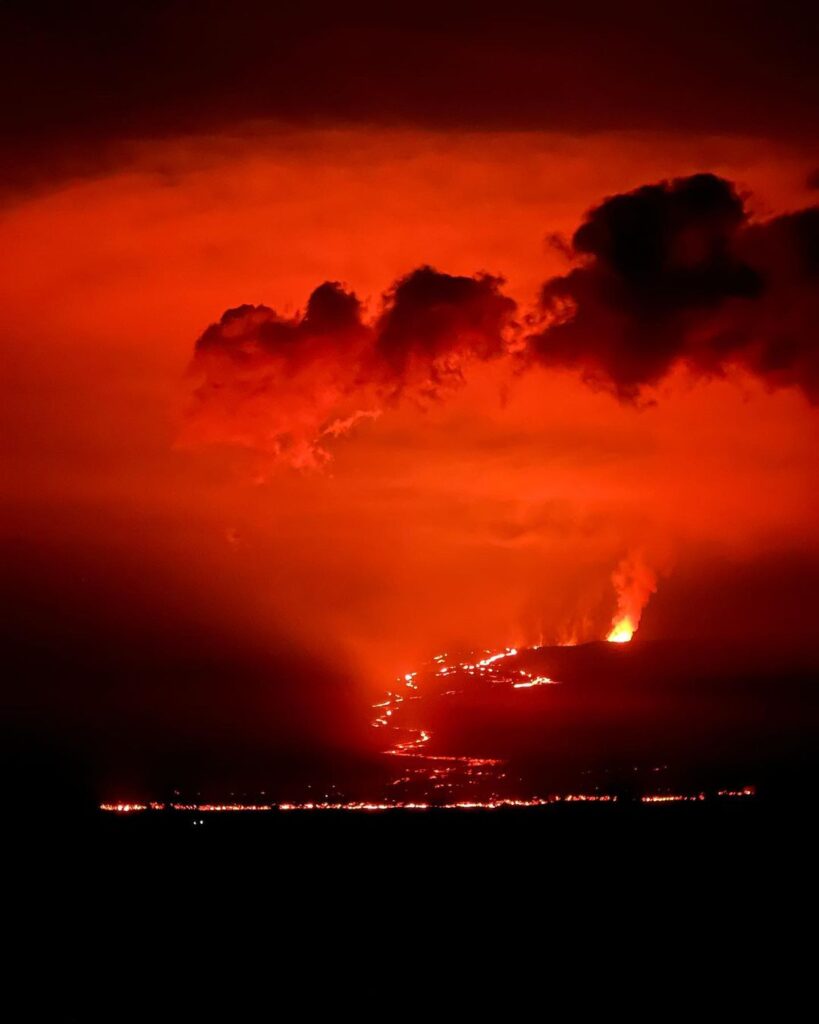 eruzione Mauna Loa hawaii