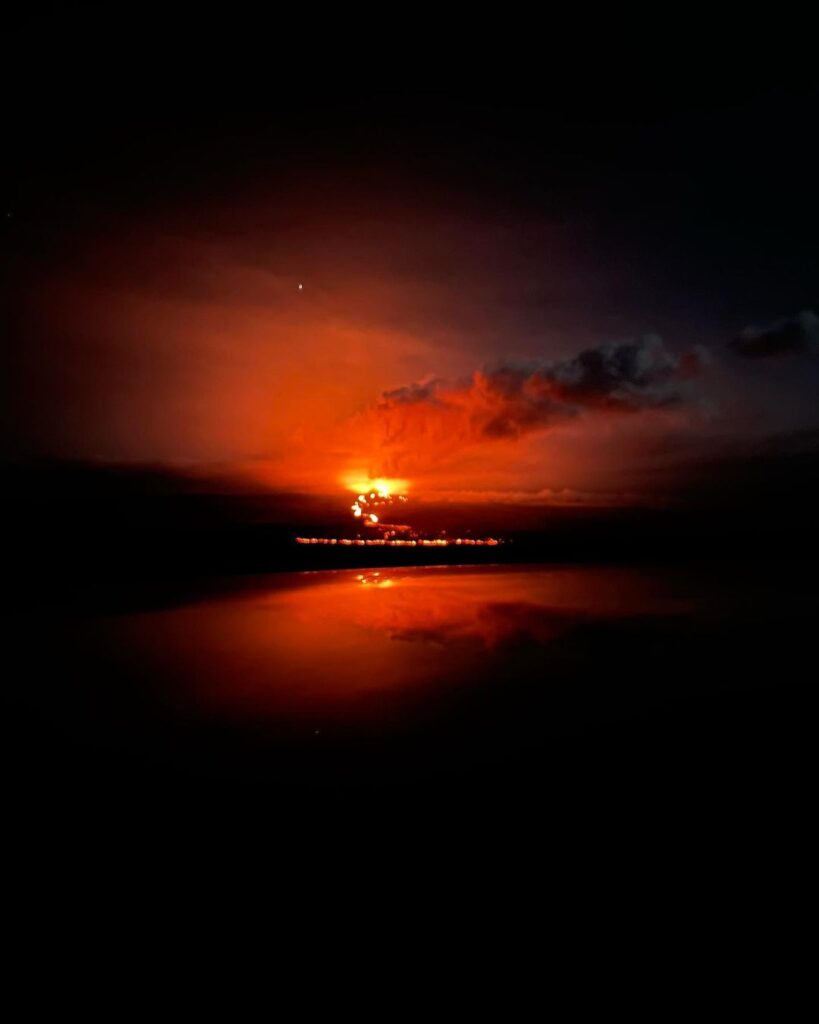 eruzione Mauna Loa hawaii
