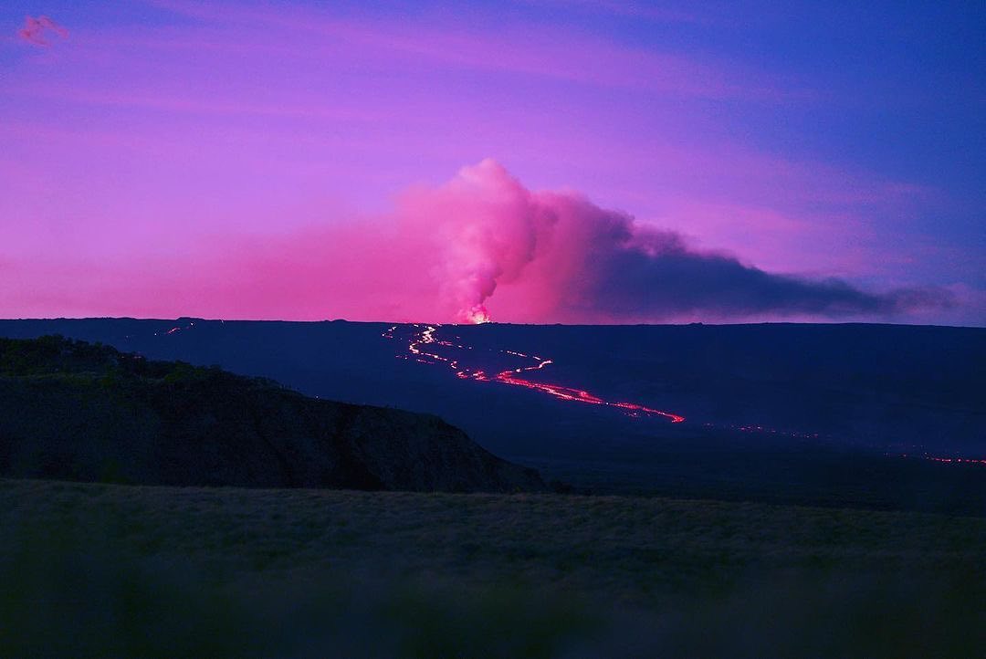 eruzione Mauna Loa hawaii