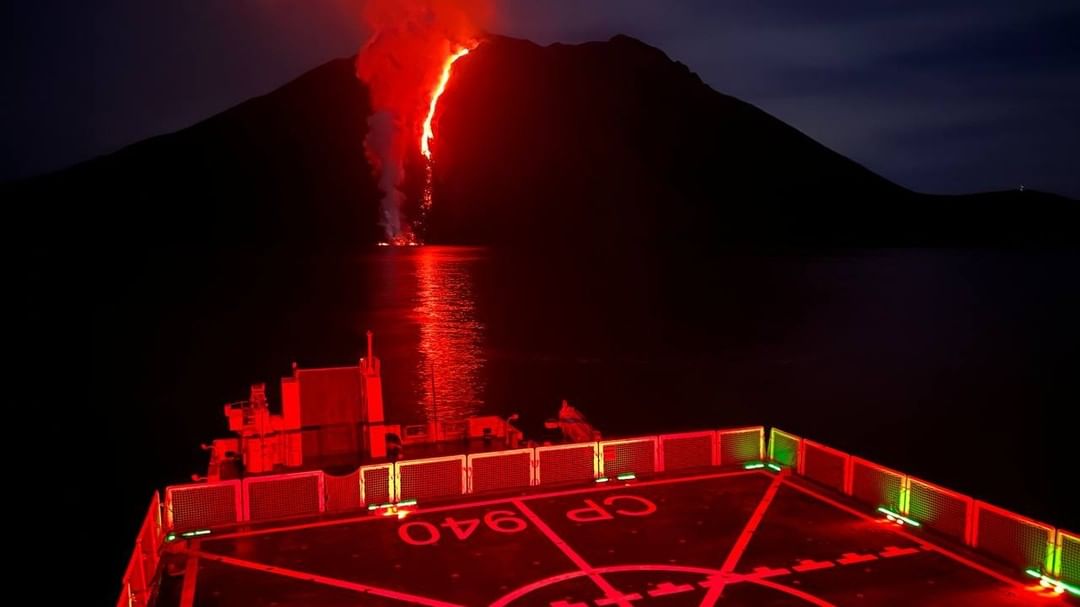 eruzione stromboli 6 dicembre 2022