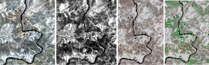 fossili immagini satellitari