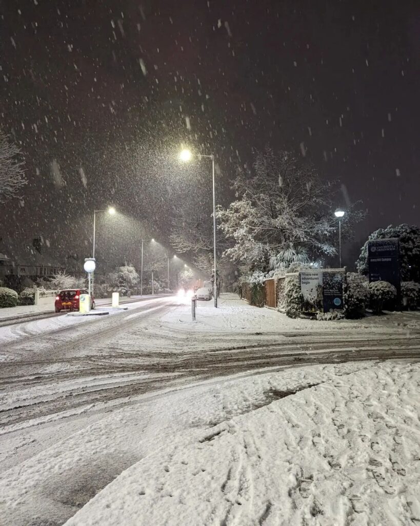 londra neve 12 dicembre 2022