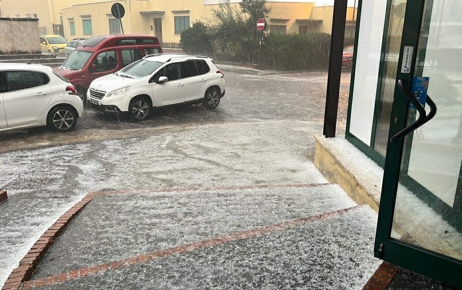 maltempo grandine sabaudia