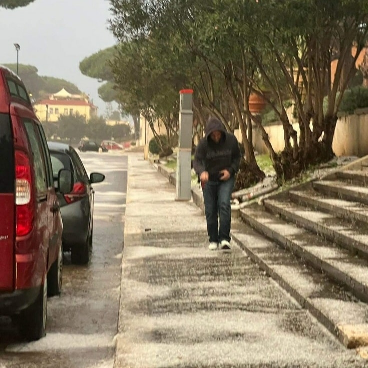 maltempo grandine sabaudia