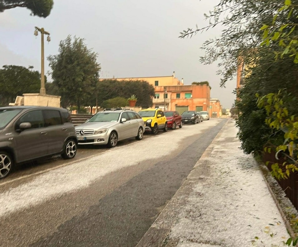 maltempo grandine sabaudia