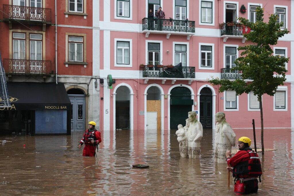 maltempo lisbona portogallo