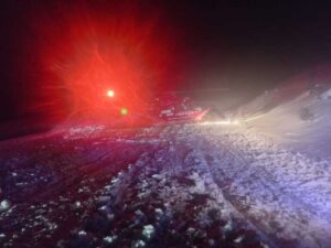 montagna incidente gatto delle nevi