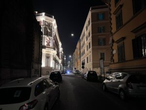 nebbia roma notte natale