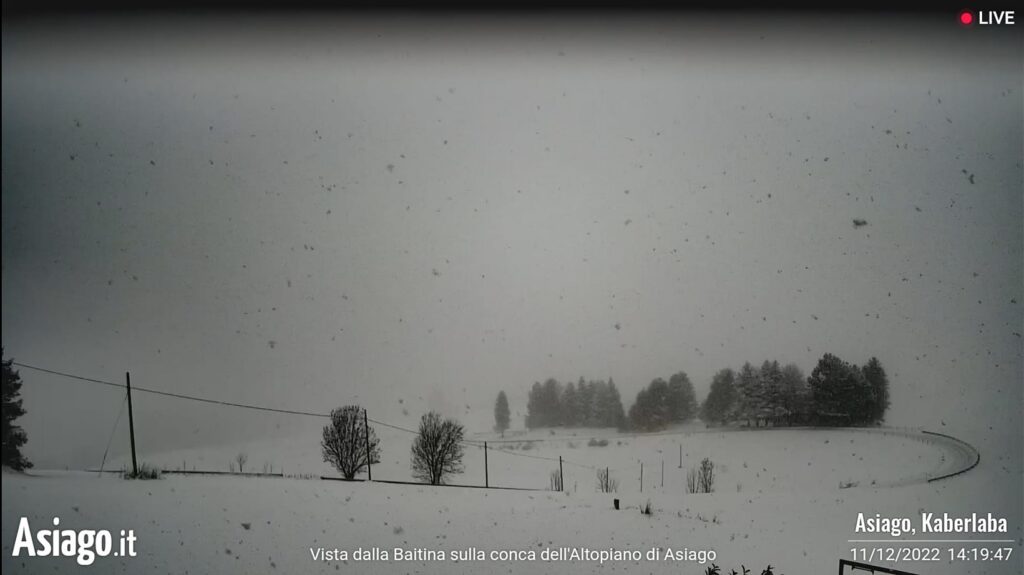 neve asiago veneto