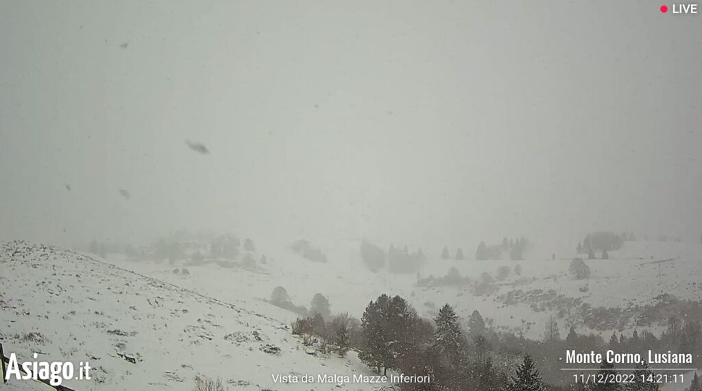 neve monte corno veneto