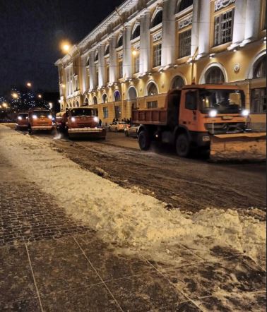 neve san pietroburgo