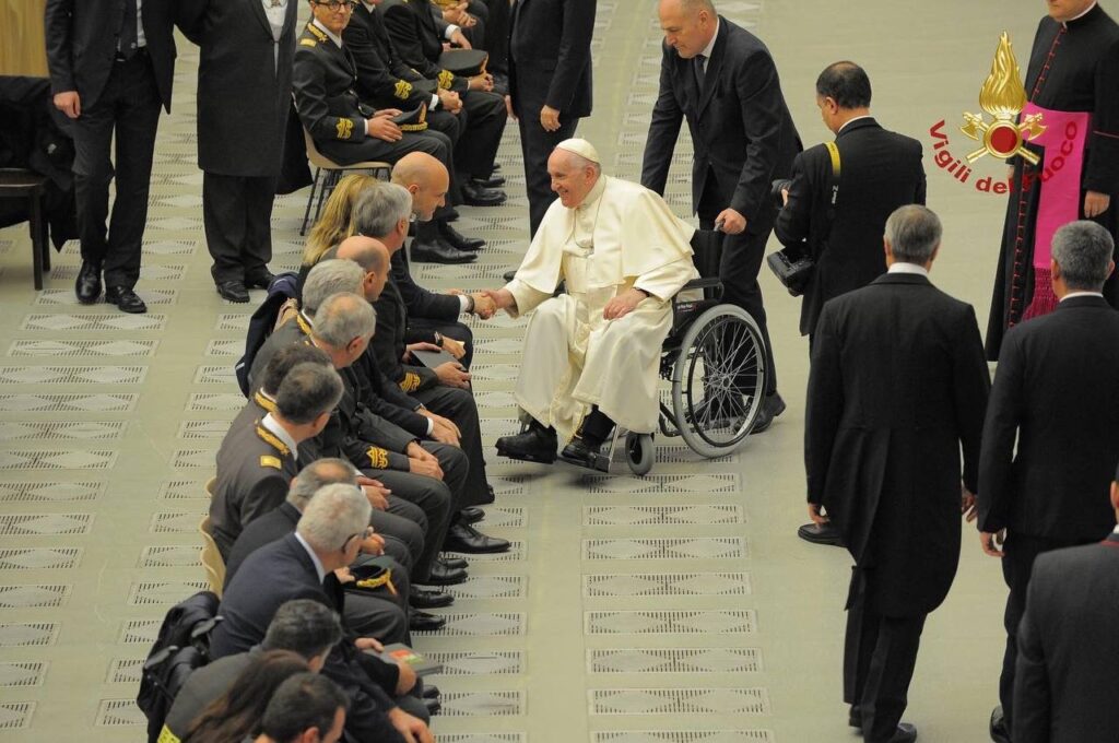 papa vigili del fuoco