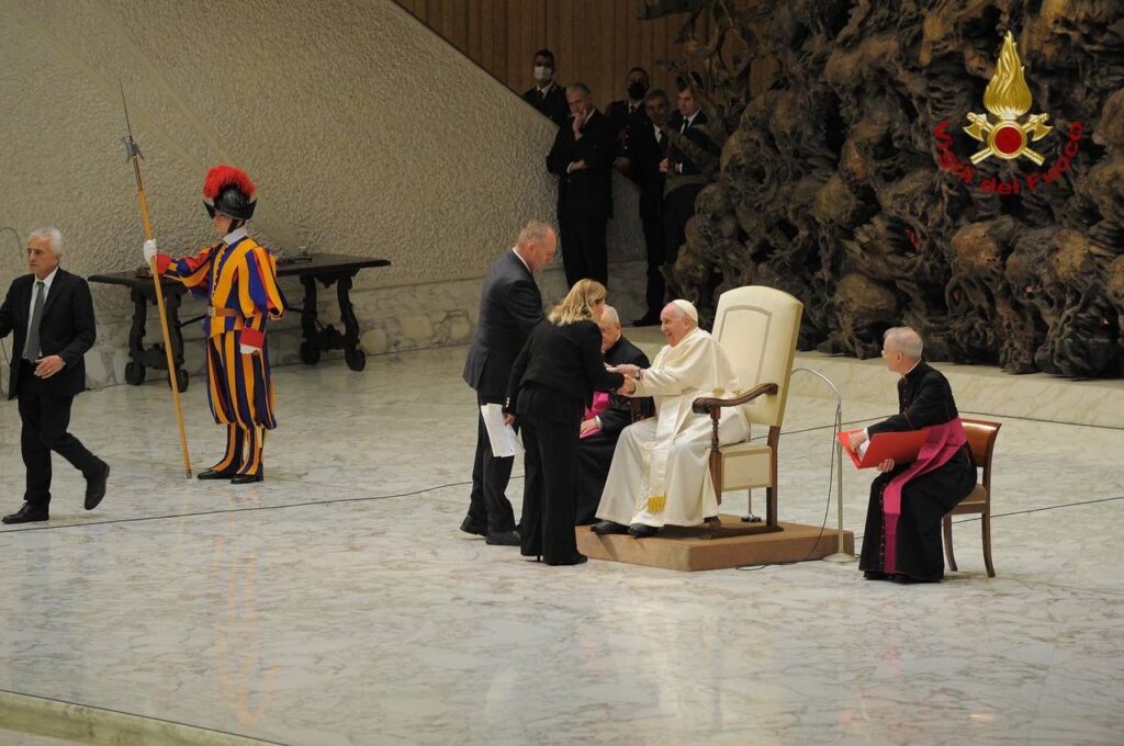 papa vigili del fuoco