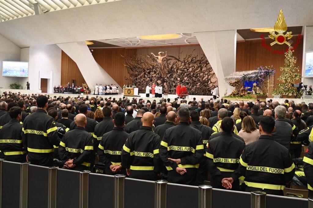 papa vigili del fuoco