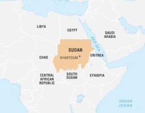 sudan map