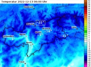 temperature alto adige