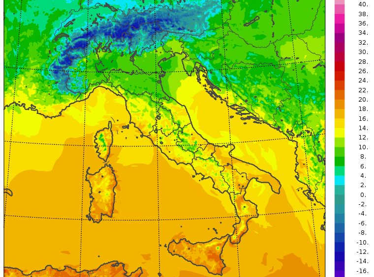 temperature massime 27 dicembre