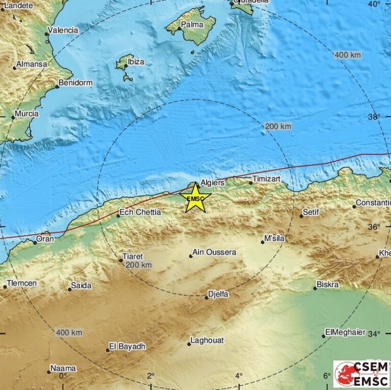 terremoto algeria