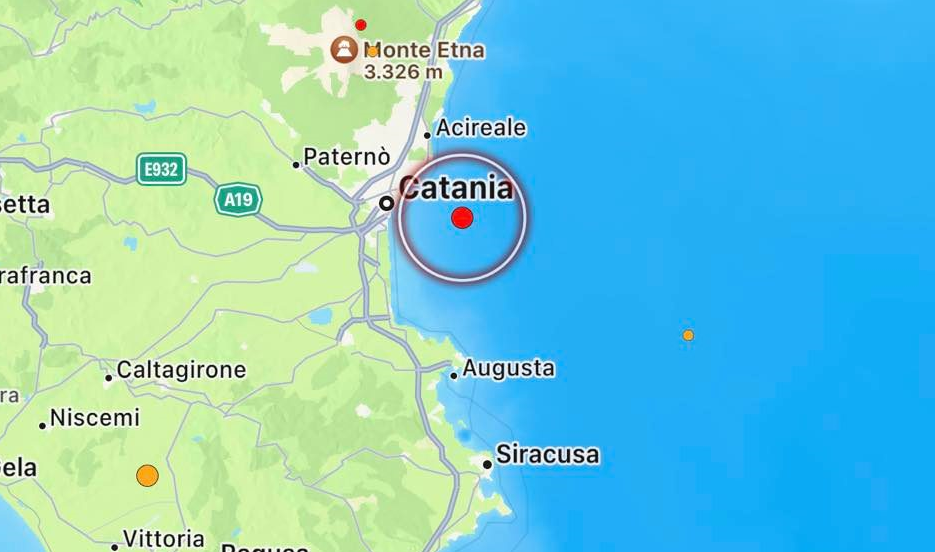 terremoto catania