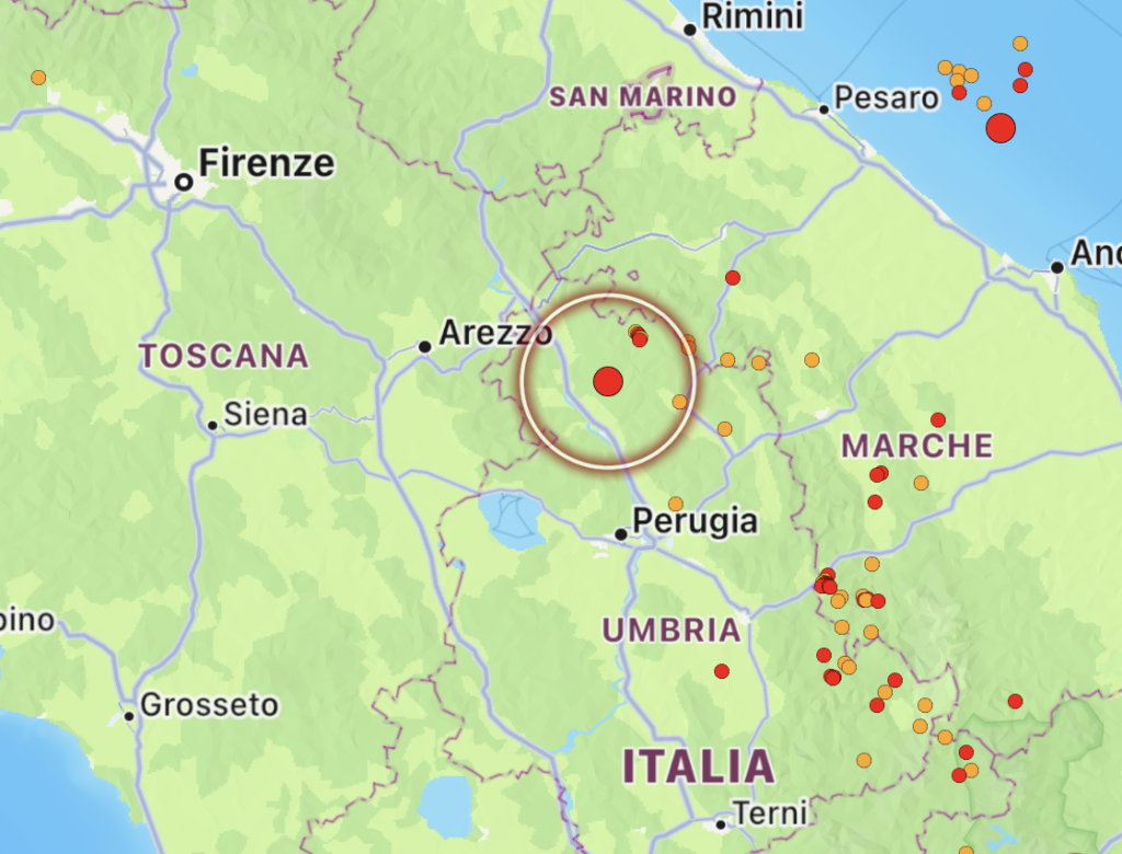 terremoto montone umbria