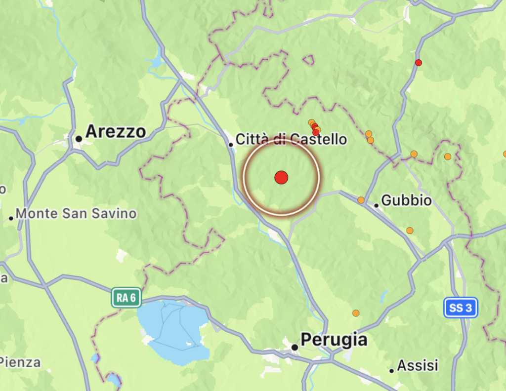 terremoto montone umbria