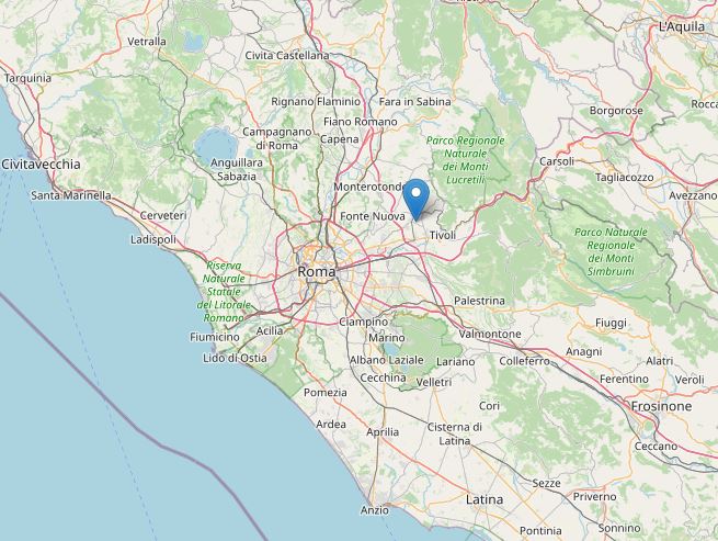 terremoto roma guidonia montecelio oggi