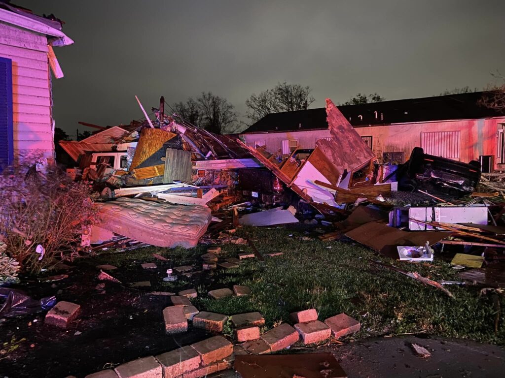 tornado louisiana