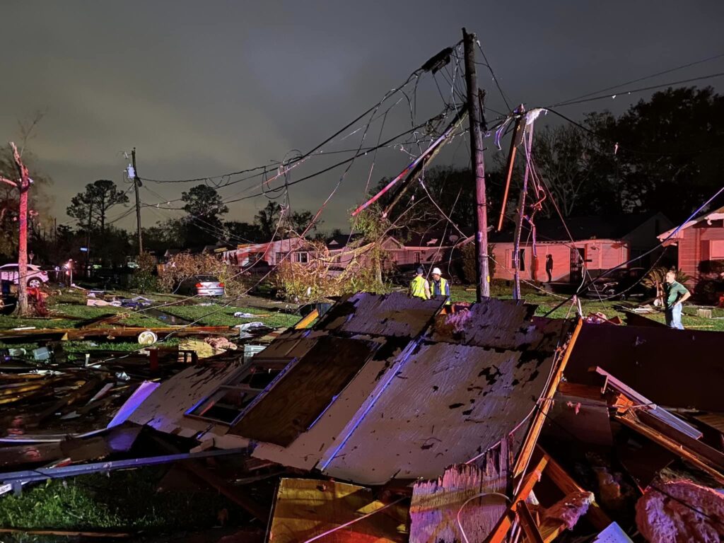 tornado louisiana