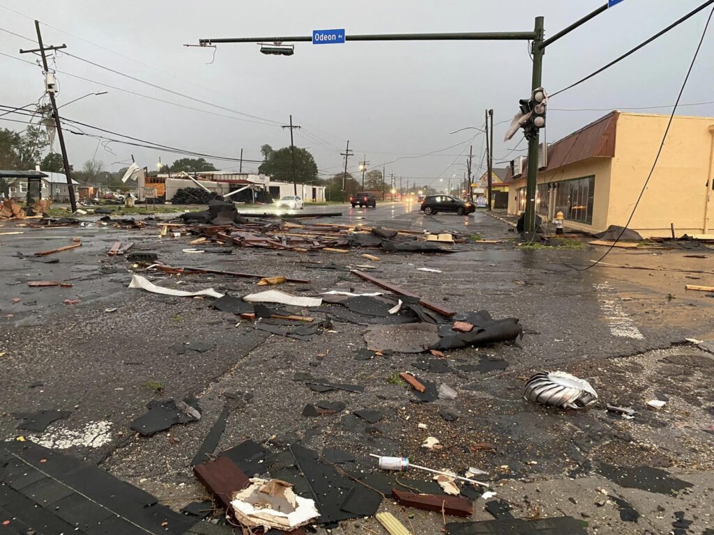 tornado louisiana
