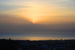 tramonto etna 8 dicembre 2022