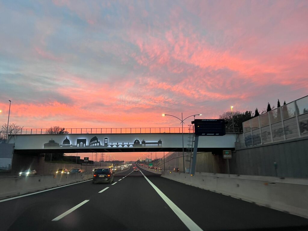 tramonto roma 24 dicembre 2022