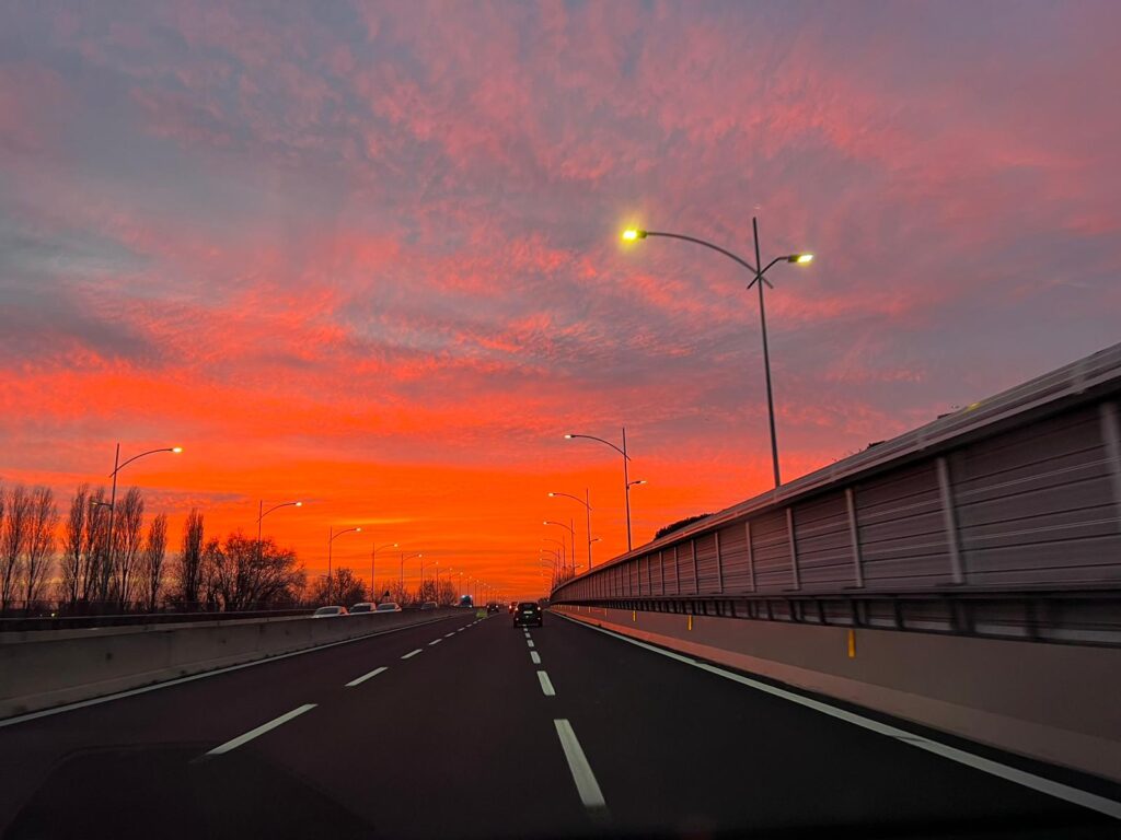 tramonto roma 24 dicembre 2022