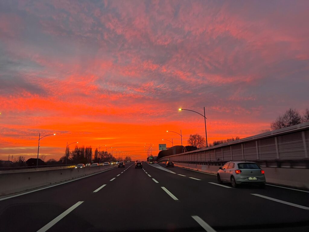 tramonto roma 24 dicembre 2022
