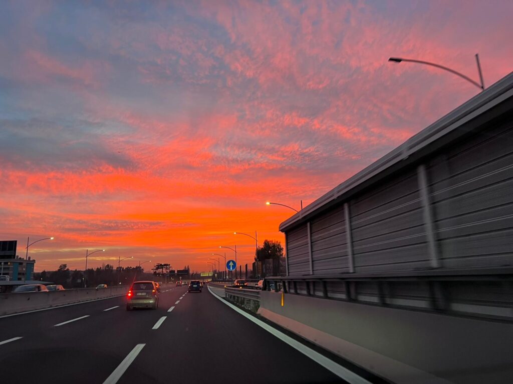 tramonto roma 24 dicembre 2022