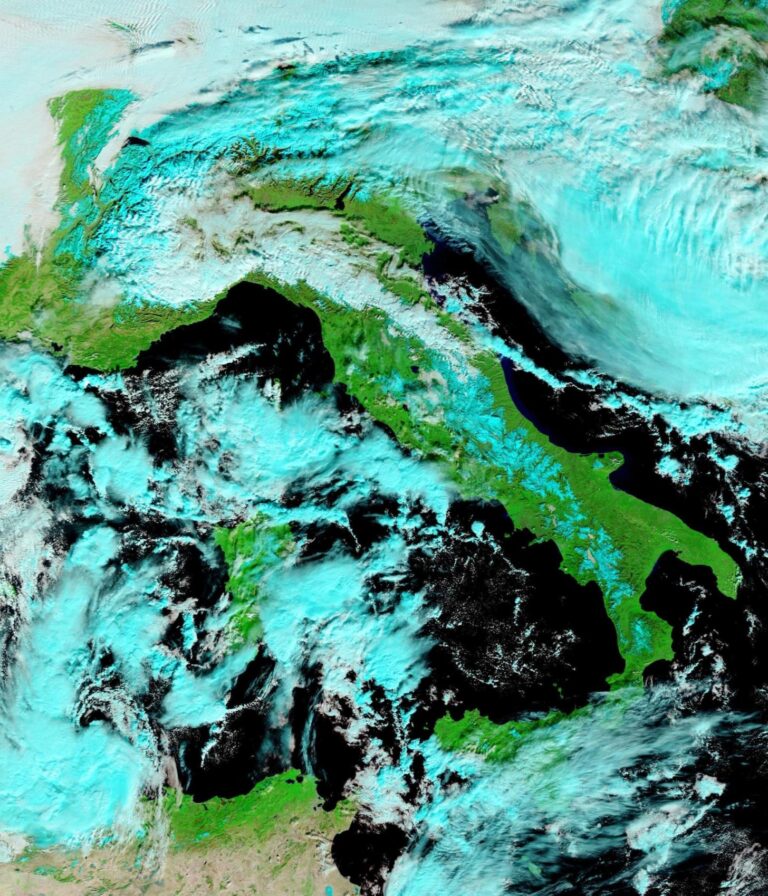 satellite nasa neve italia 24 gennaio 2023