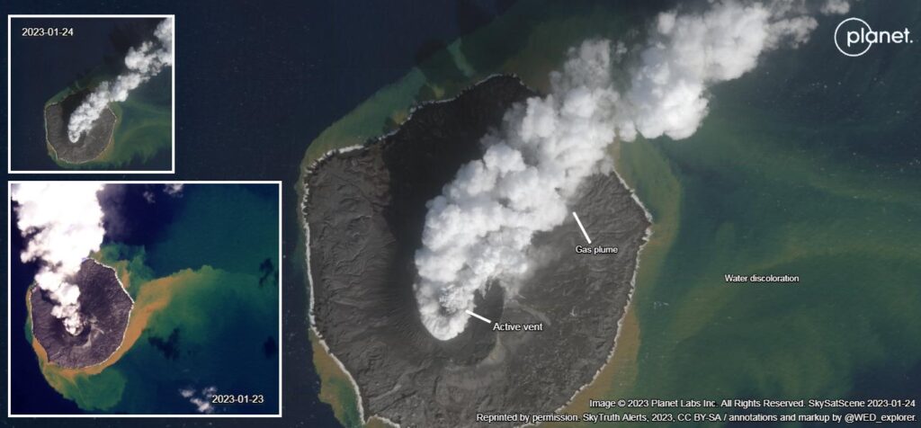 Nishinoshima vulcano giappone