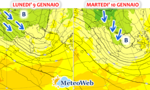 allerta meteo ciclone constantin italia