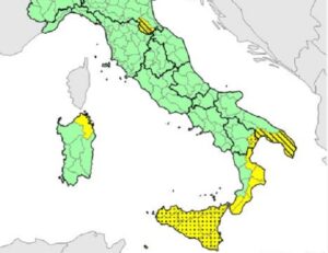 bollettino meteo protezione civile 25 gennaio