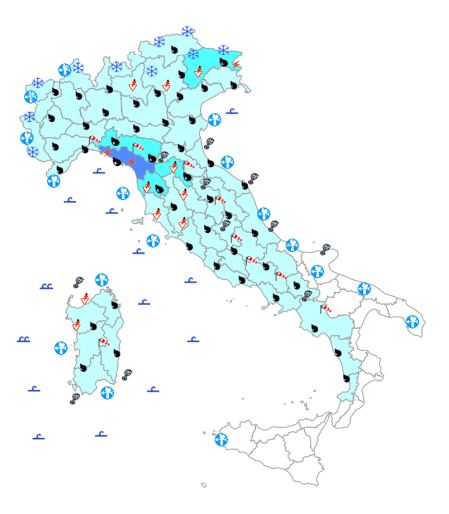 bollettino meteo protezione civile 8 gennaio