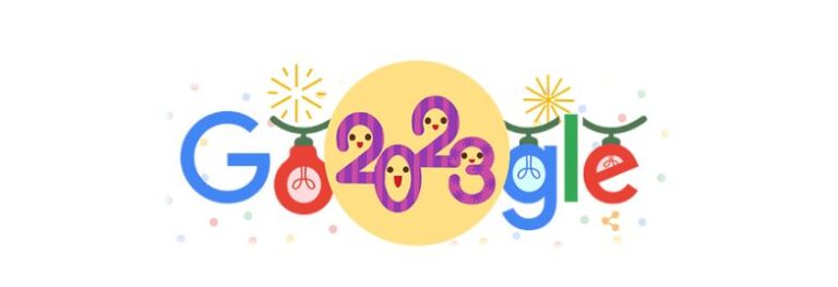 capodanno 2023 google doodle