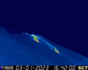 eruzione stromboli 3 gennaio 2023