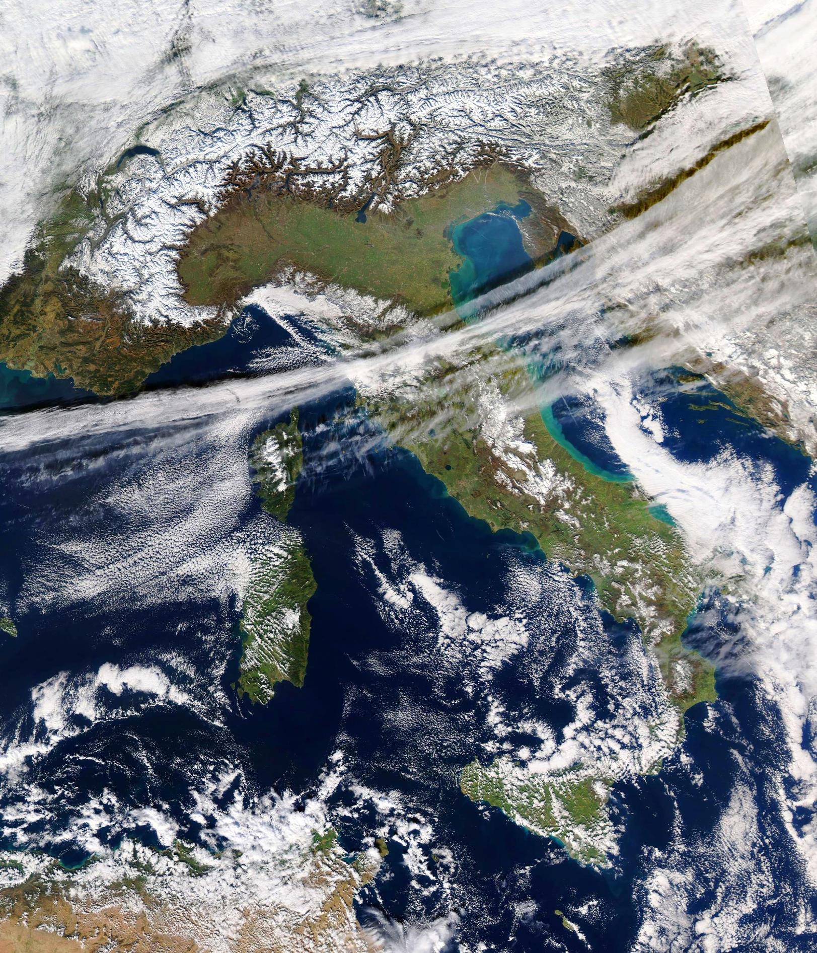 italia satellite 30 gennaio 2023