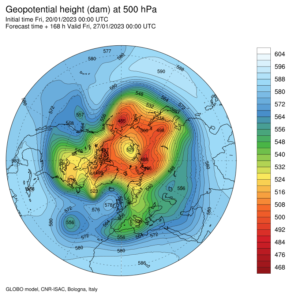 previsioni meteo gennaio 2023