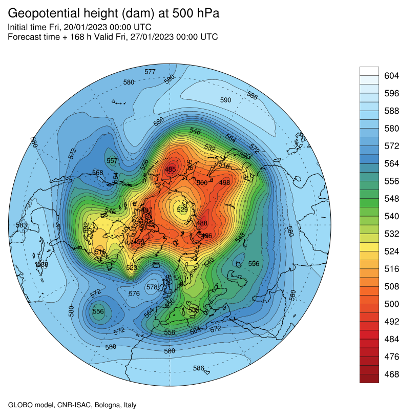 previsioni meteo gennaio 2023